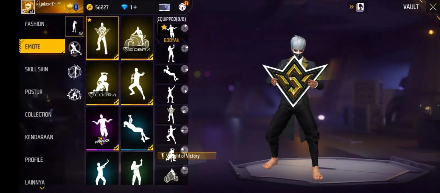 Free Fire Account LVL65 "Full Acces"