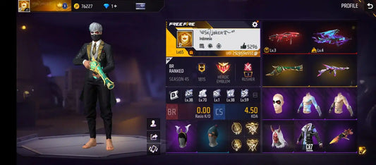 Free Fire Account LVL65 "Full Acces"