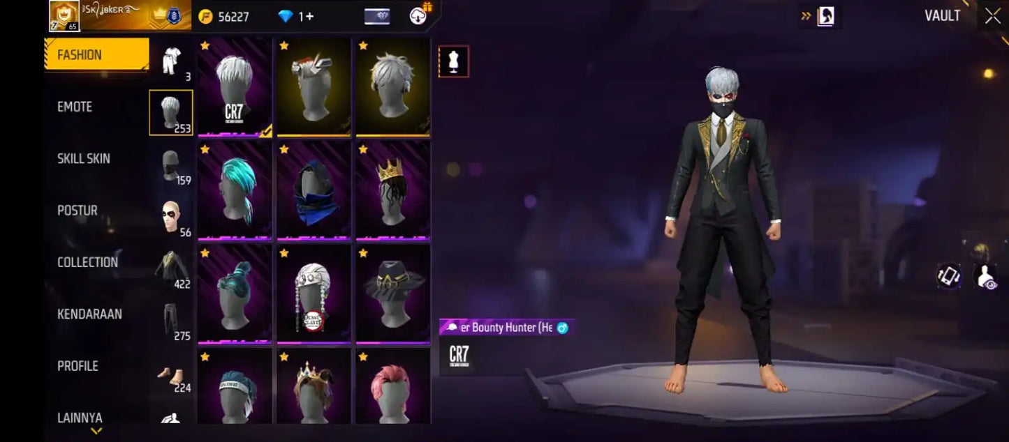 Free Fire Account LVL65 "Full Acces"